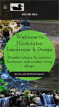 Mobile Screenshot of huntingtonlandscapeanddesign.com